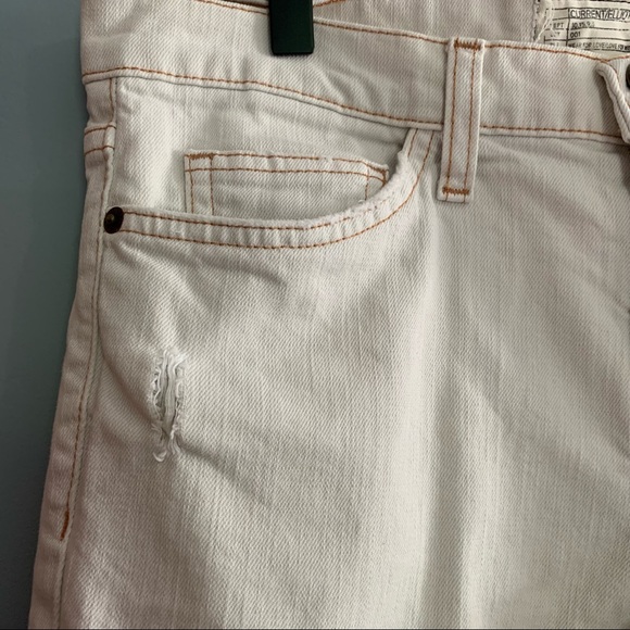Current/Elliott Stiletto Chance of Rain Harbor Destroy Distressed Jeans sz 29 - Picture 6 of 11